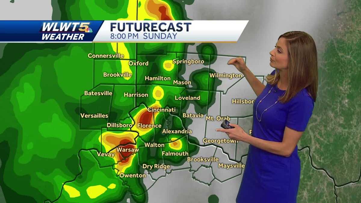 Sunday storms on the horizon