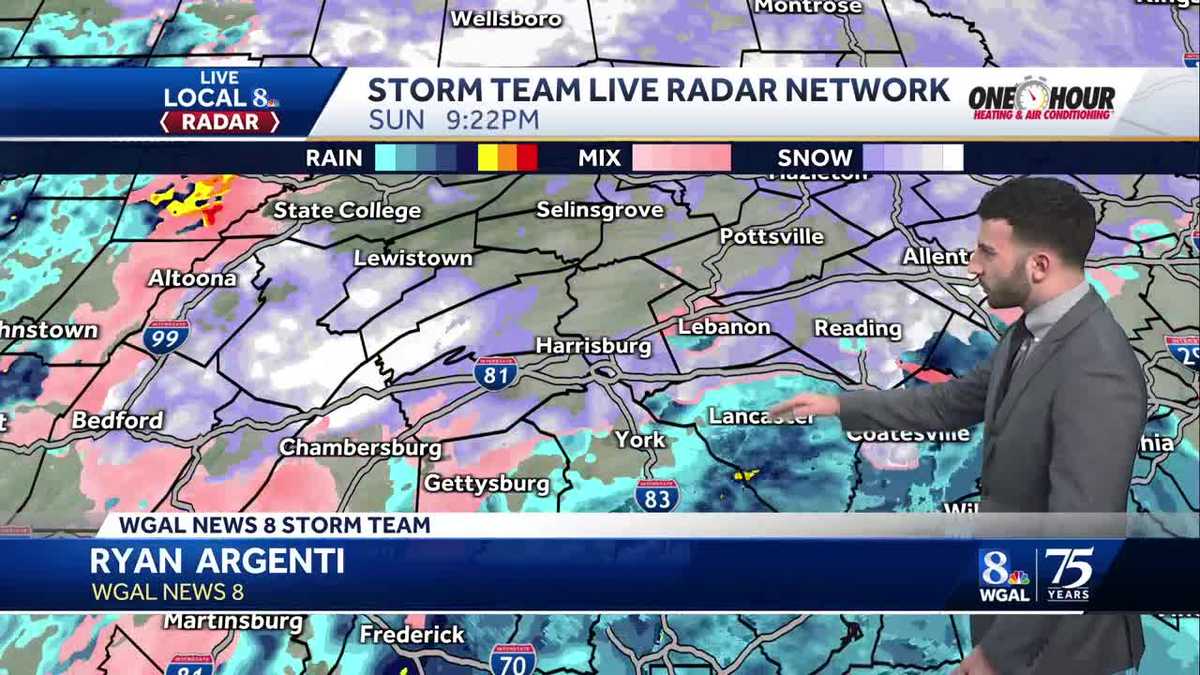 Impact Night: Wintry mix transitions to rain tonight across south ...