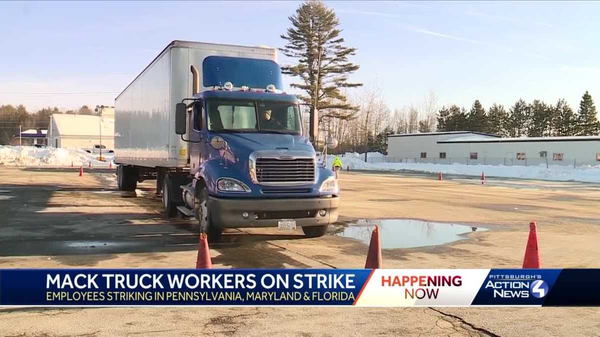 Mack Truck workers begin strike at plants in Pennsylvania, Florida and