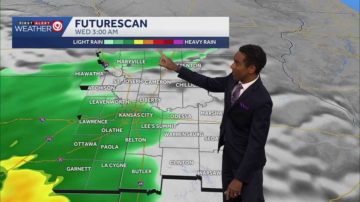 Rain sticking around through the evening hours in Kansas City metro