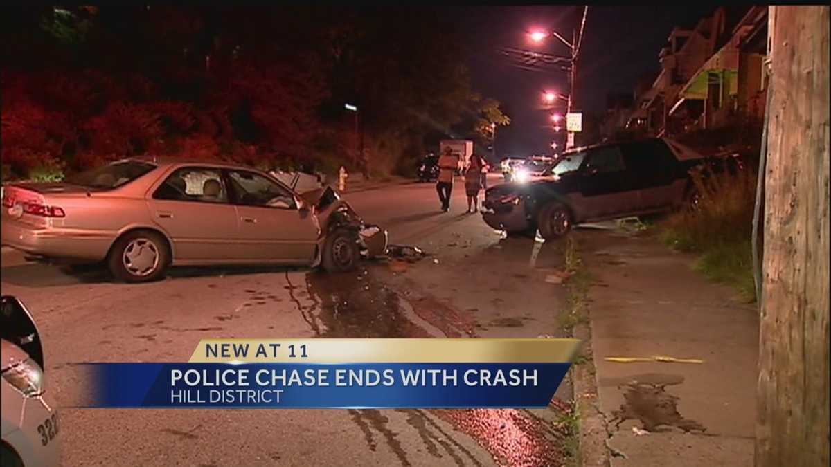 Police chase ends in crash