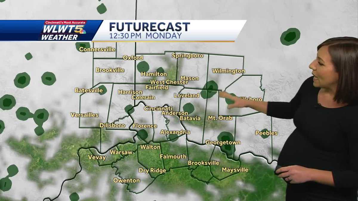 Rain showers continue on today