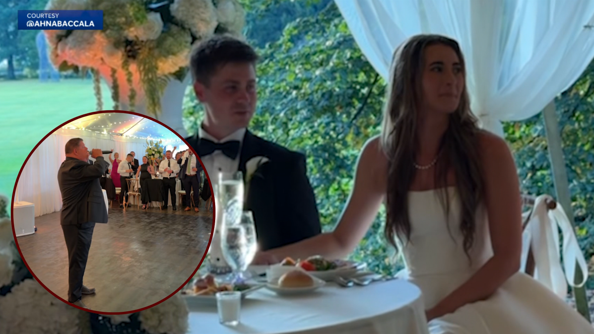 Bruins national anthem singer surprises Mass. groom at wedding