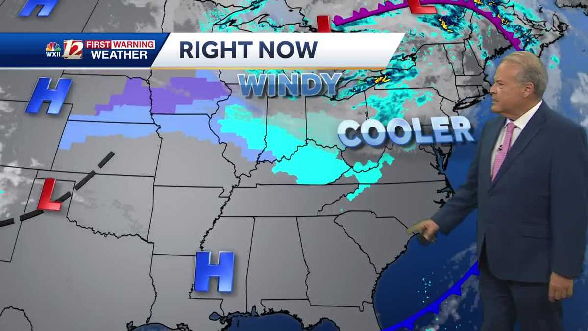 Cold mornings, cool & dry days into the Weekend in North Carolina - WXII