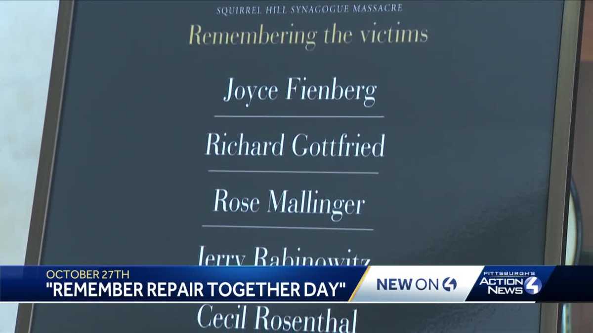 TREE OF LIFE Pittsburgh declares 'Remember Repair Together Day' to