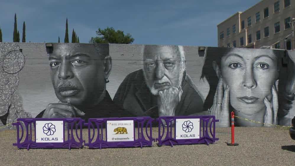 Mural as part of the Wide Open Walls honors 4 native sacramentans