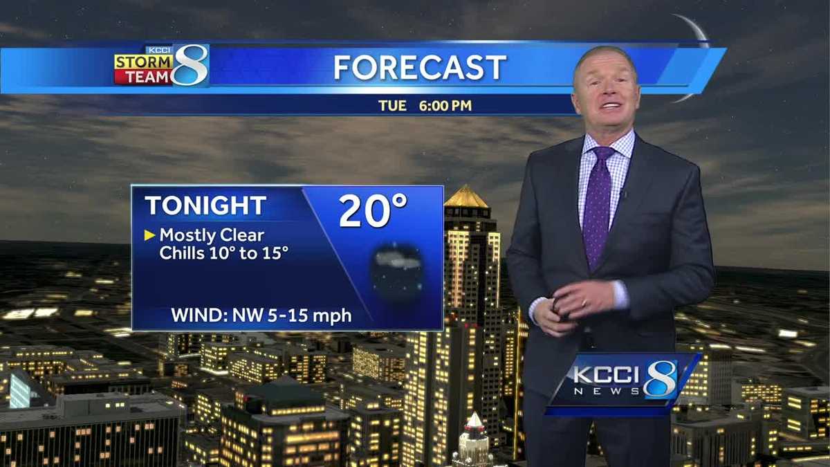 Videocast: Conditions clear and chilly tonight