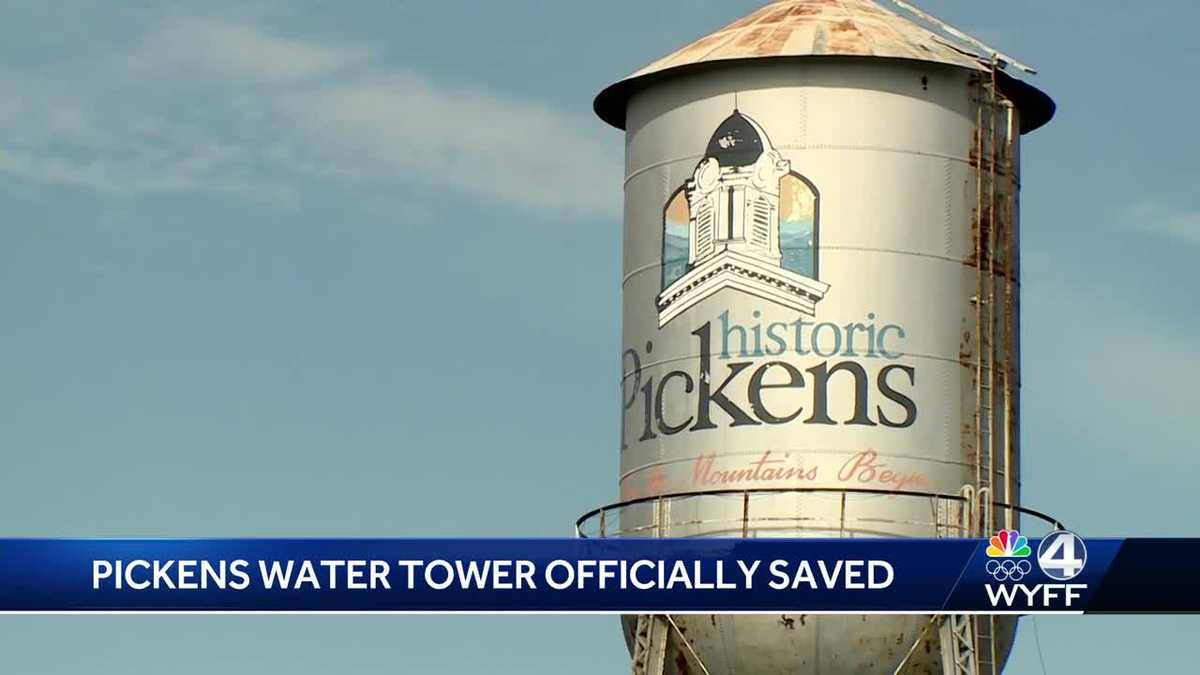South Carolina Pickens water tower makeover