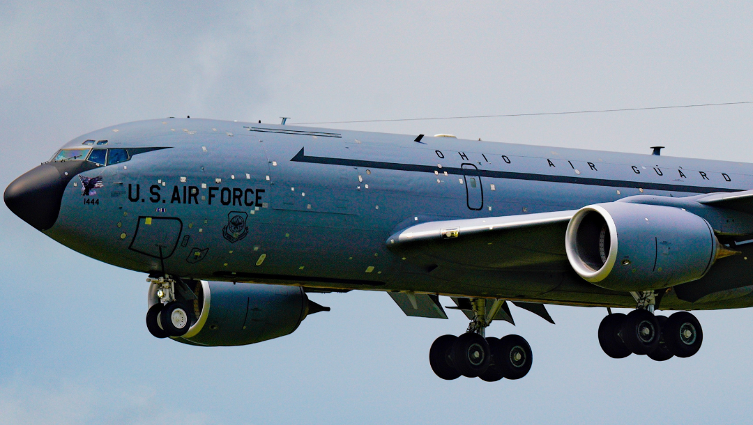 KC-135 damaged in Iranian strike arrives at Tinker Air Force Base - WGAL