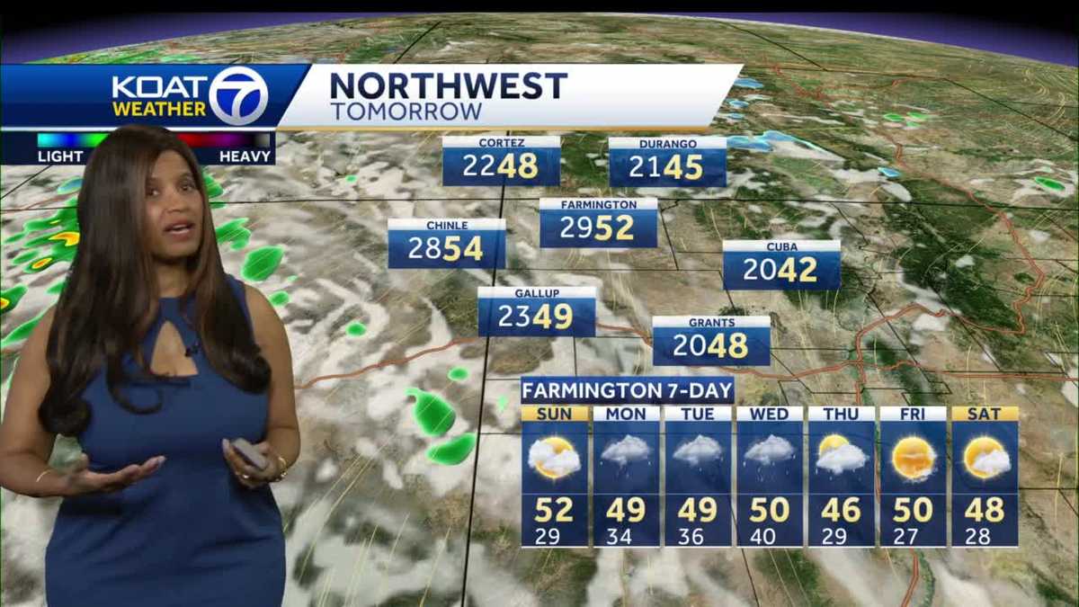 Sunny and warmer Sunday, with wetter week ahead