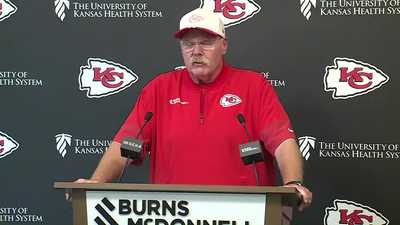 Andy Reid talks Chiefs offensive line ahead of Brazil season opener