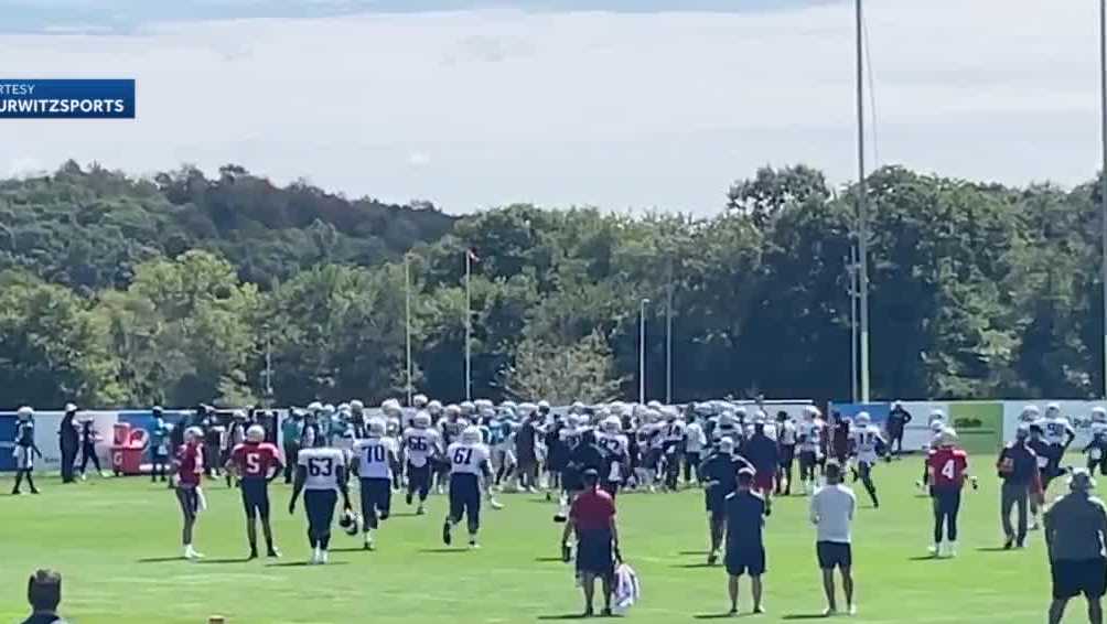 LOOK: Patriots, Panthers have huge brawl during joint practice