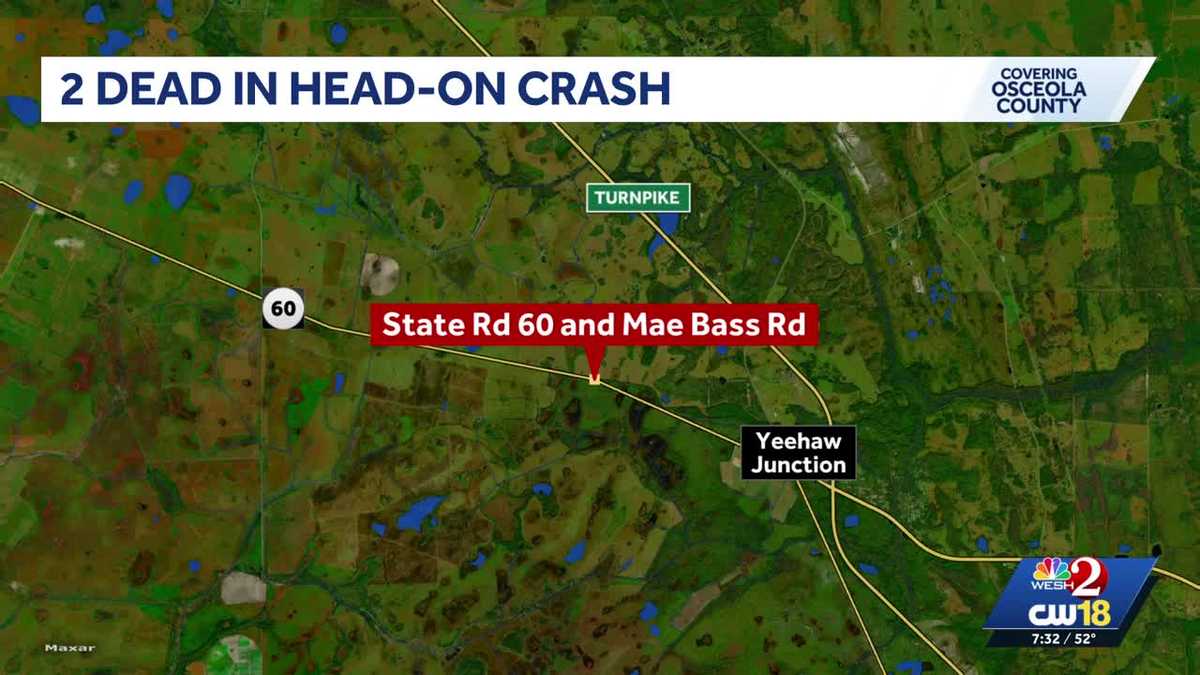 2 people killed in head-on crash on SR-60 in Osceola County
