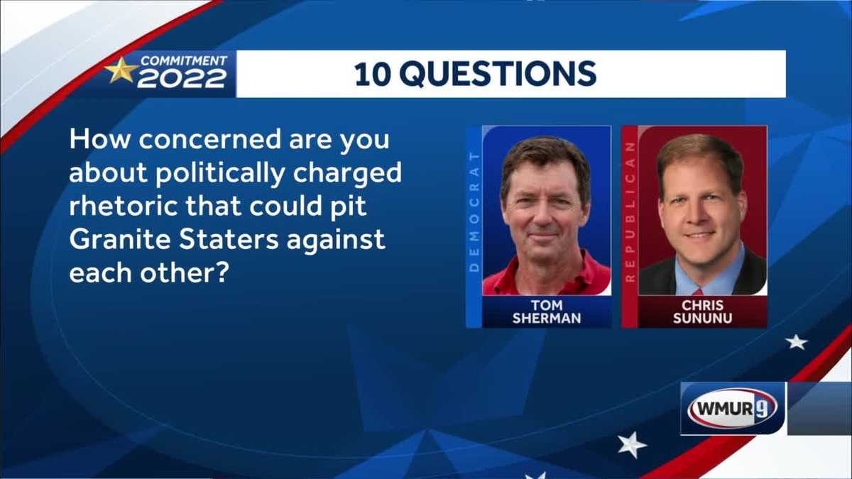 NH governor: Sununu, Sherman on political rhetoric