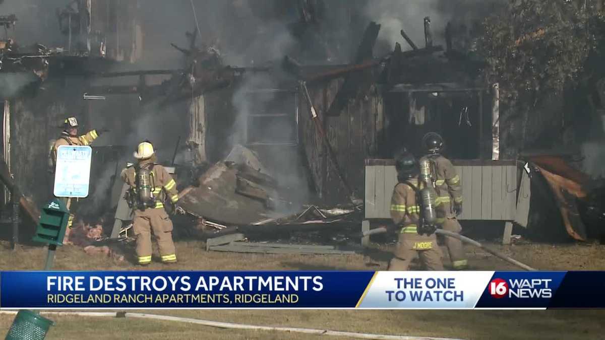 Fire destroys apartment in Ridgeland