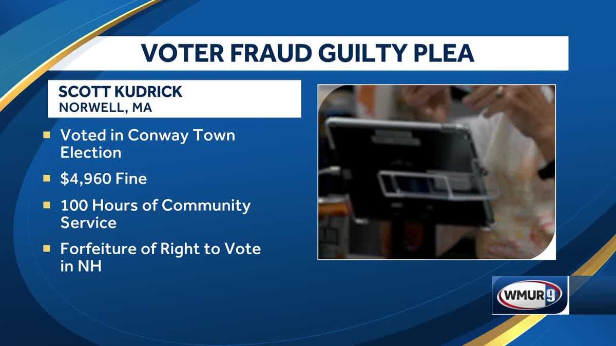 Mass. man pleads guilty to voter fraud after casting ballot in NH