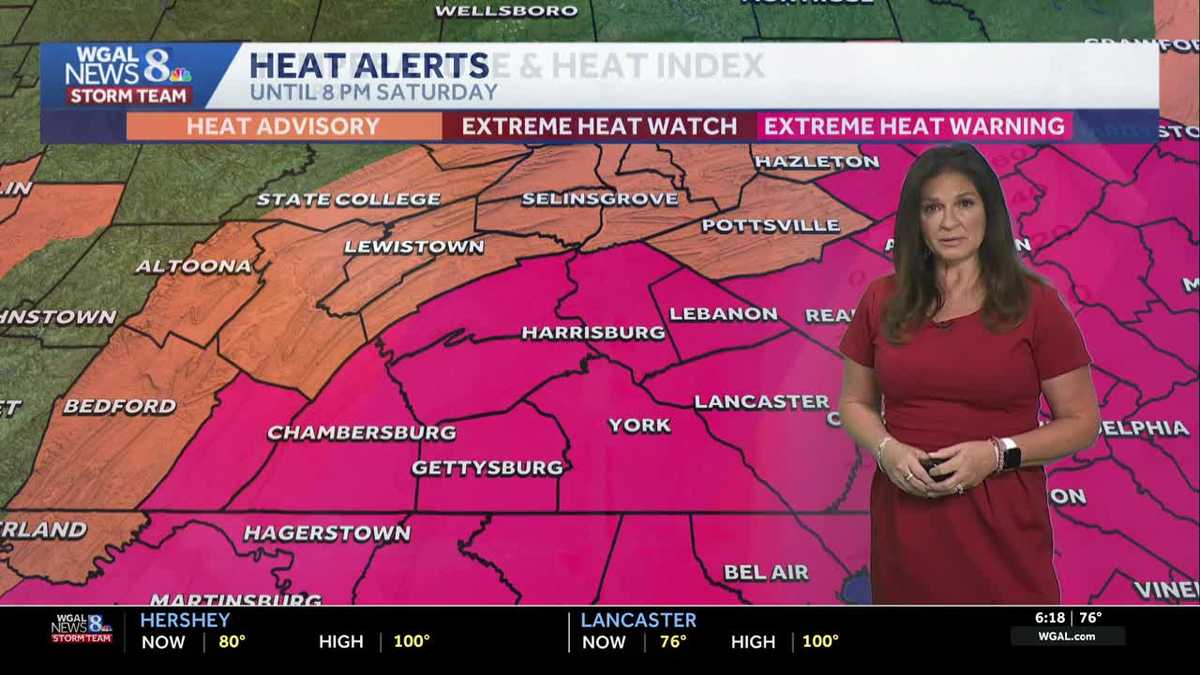 Severe Storms and High Heat Forecast: Damaging Winds and Humidity Expected