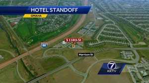 Suspect taken into custody after standoff at Omaha hotel