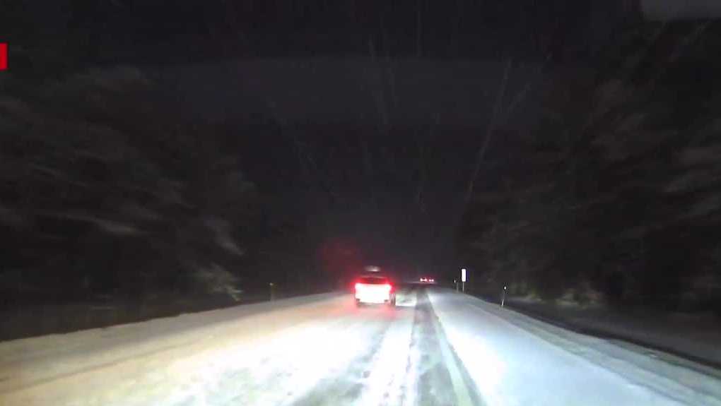 New Hampshire road conditions slick for some areas that see snow Wednesday