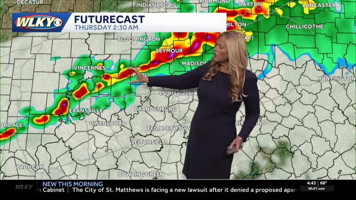 Strong to severe storms possible late Wednesday into Thursday