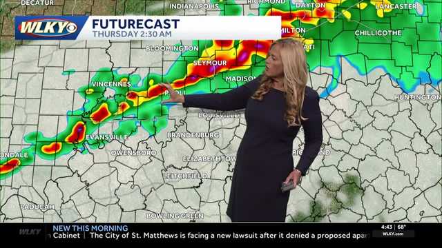 Strong to severe storms possible late Wednesday into Thursday