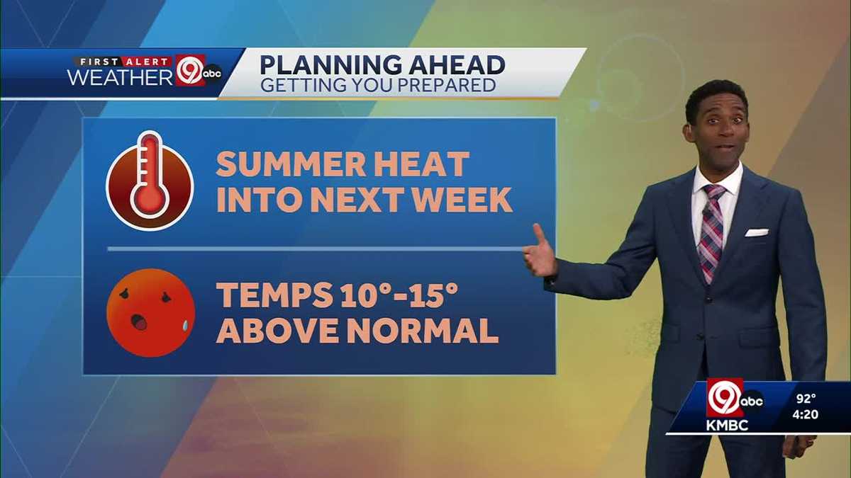 Kansas City weather: Hot and humid stretch ahead; summer temps
