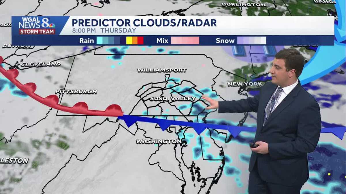 Few Showers Today; More Rain Late Thursday & Friday Morning
