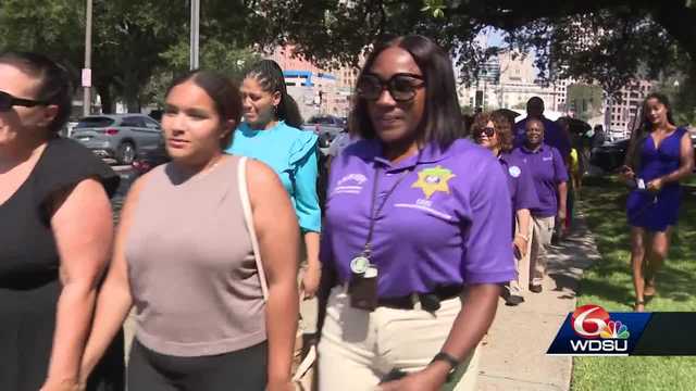 Dozens march to call attention to alarming uptick in domestic violence cases across New Orleans - Vimarsana News