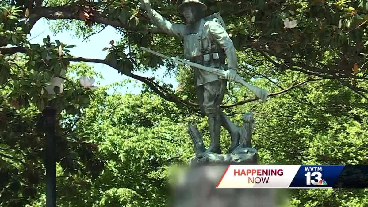 World War I memorial statue in Birmingham's Linn Park vandalized during ...