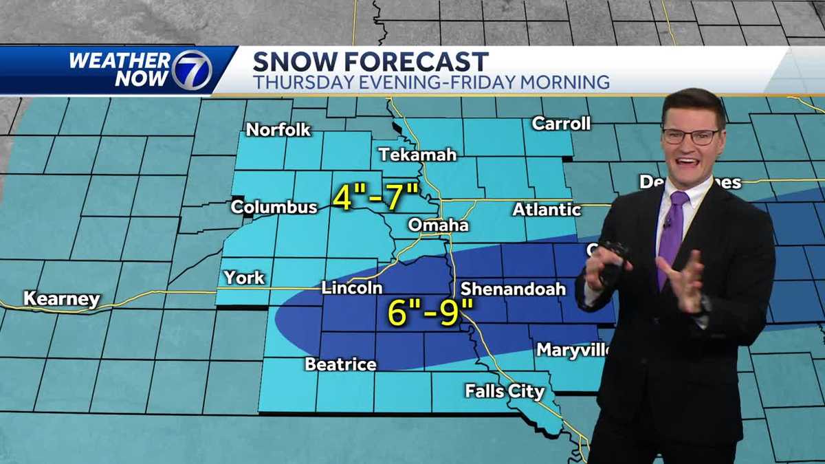 Omaha morning weather forecast for Thursday, January 11