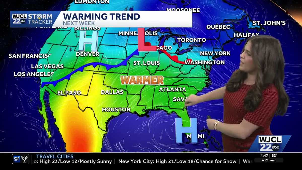 Warm up on the way next week for Southeast Georgia and the Lowcountry