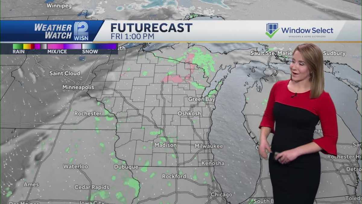 Videocast: A few slick spots Friday morning