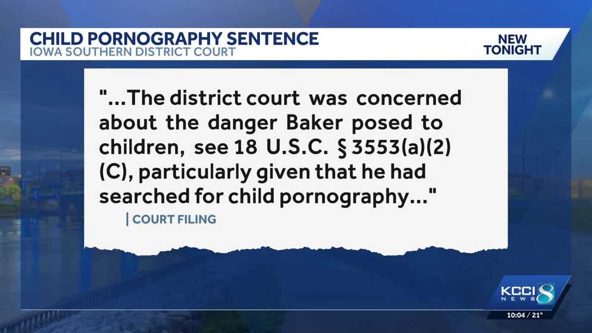 Marshalltown man sentenced to federal prison for child pornography offenses