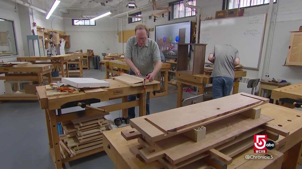 Boston trade school trains students in furniture-making - WCVB