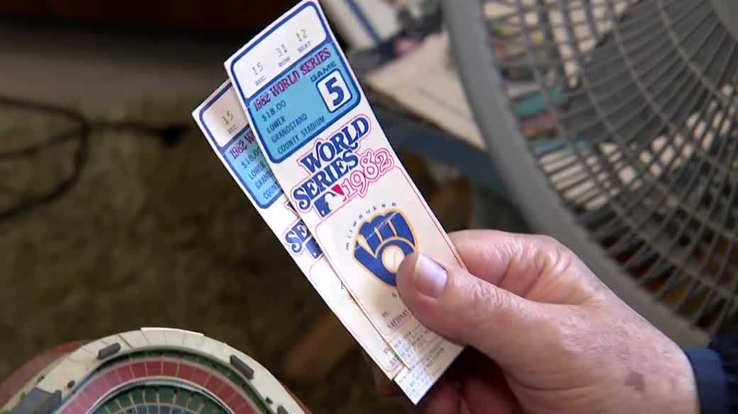 Brewers fan holds onto 1982 World Series ticket stub - WMUR