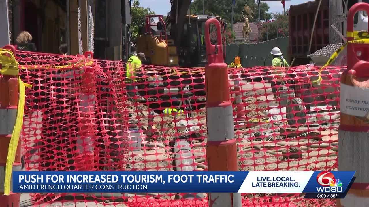 wdsu.com - Duke Carter - French Quarter businesses struggle during construction as city launches support efforts