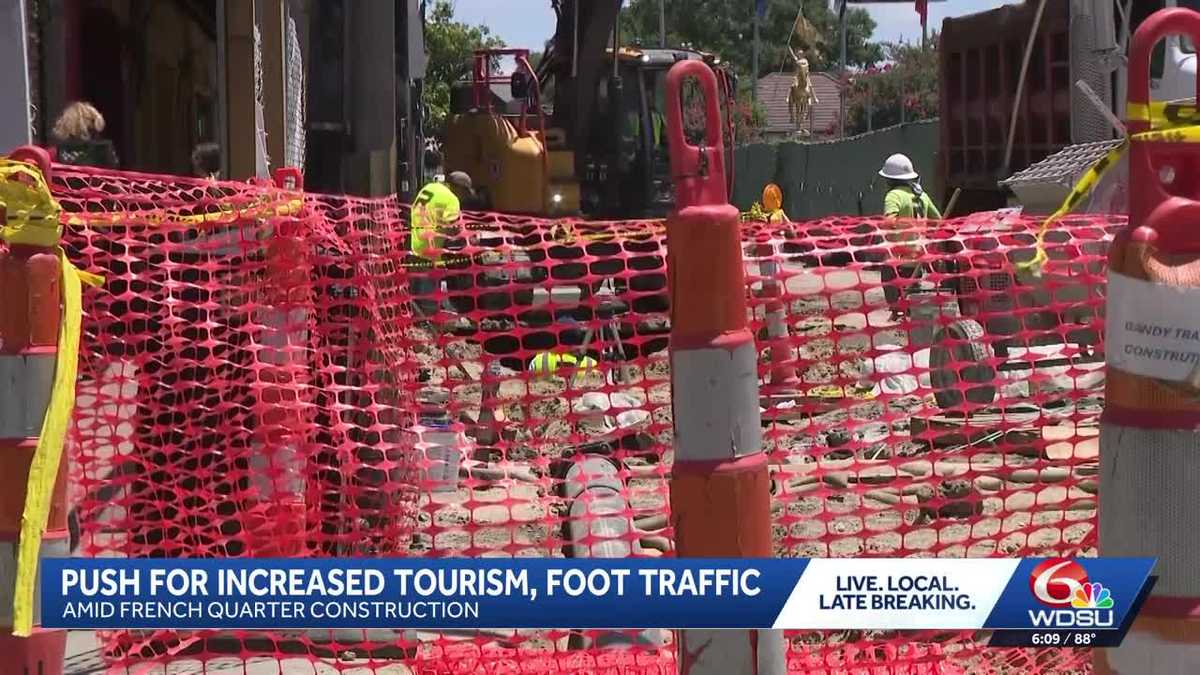 French Quarter businesses struggle during construction as city launches support efforts