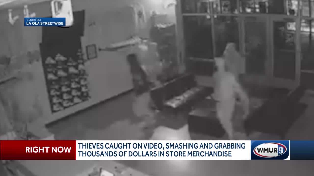 Thieves Caught On Video Smashing Into Store, Stealing Merchandise