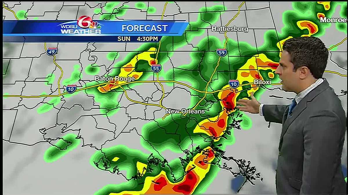 Sunday forecast: Rain gear is needed again