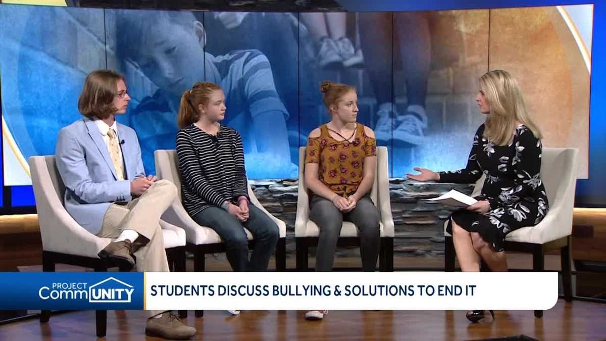 3 students discuss bullying and how it can be ended
