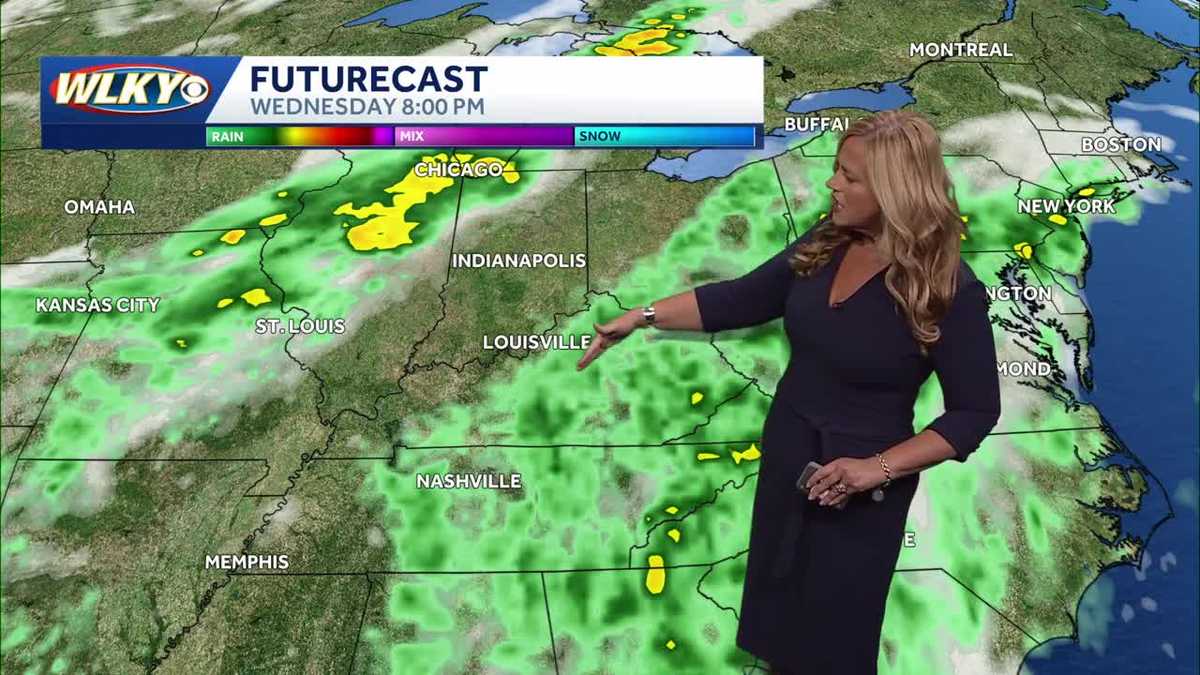 Pleasant Tuesday, storm chances return later this week