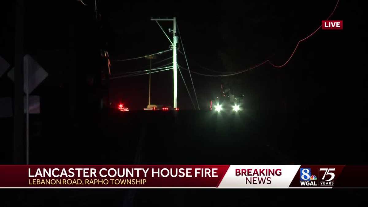 Crews respond to house fire with injuries in Lancaster County, PA