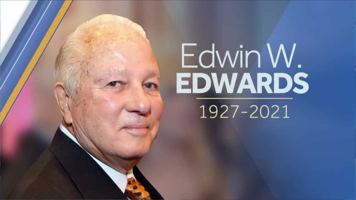 Former Gov. Edwin Edwards processional, private funeral service to ...
