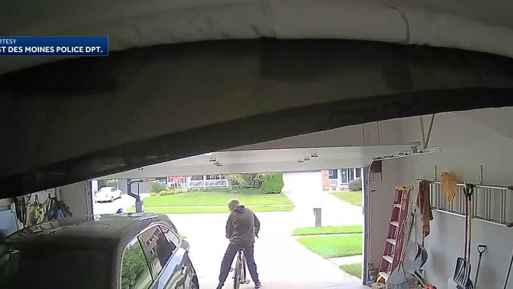 West Des Moines bike thief caught on Ring doorbell camera