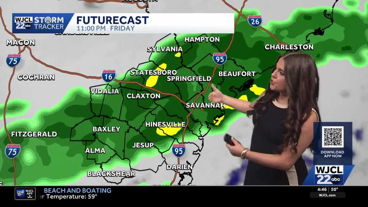 Impact days ahead, a look at the timing of rain across Southeast Georgia and the Lowcountry
