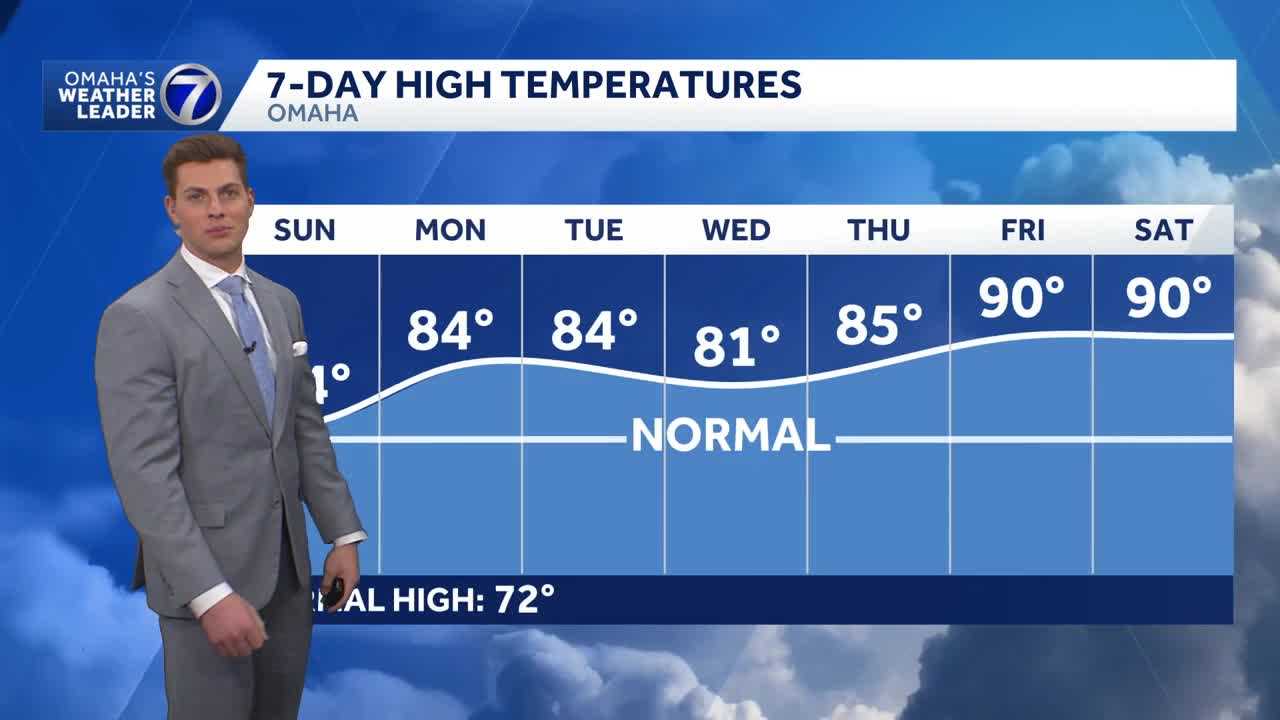 Beautiful Mother's Day and warmer weather to follow