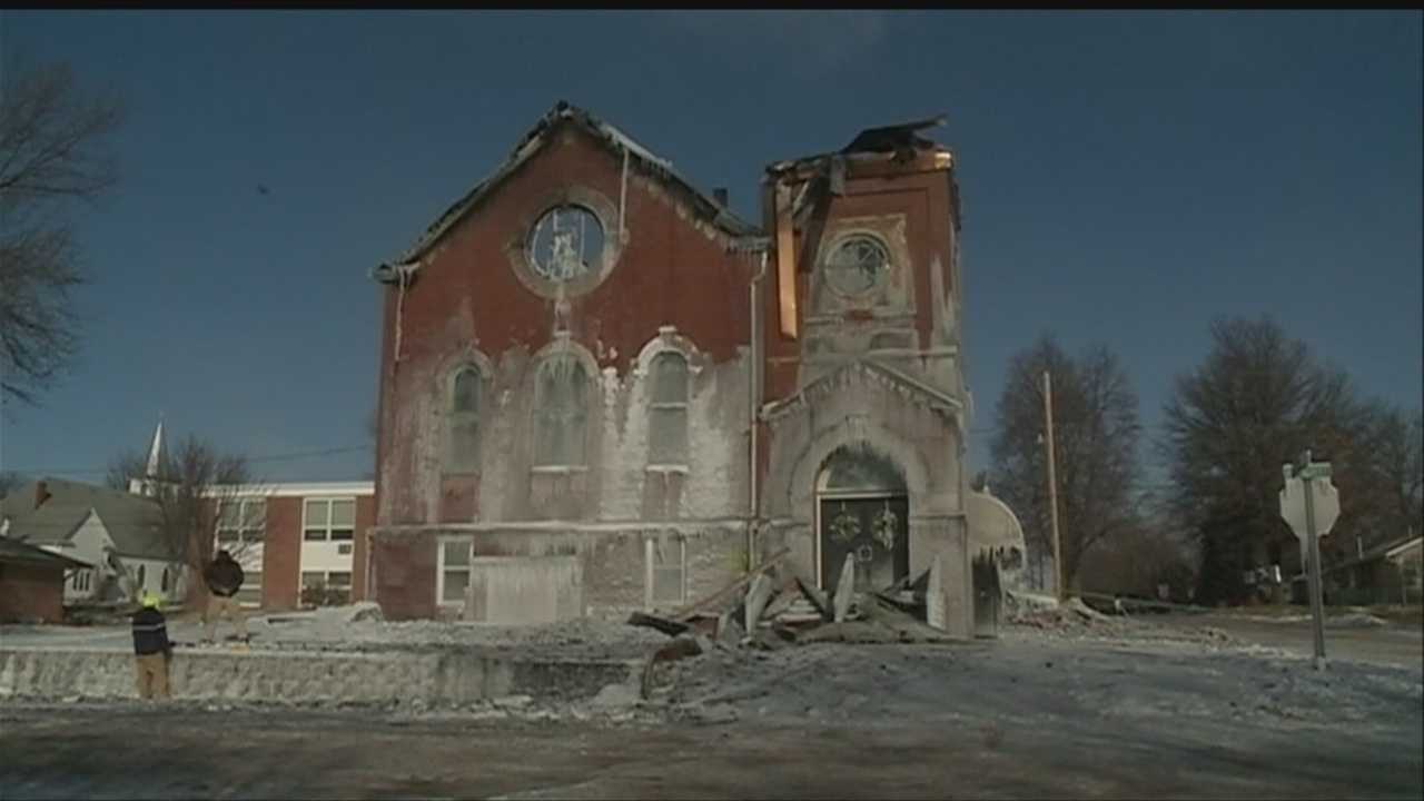 Historic Church Destroyed In Fire