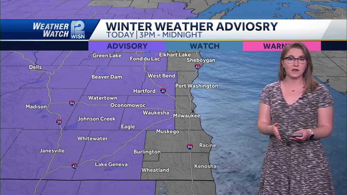 Winter weather advisory: Icy roads expected in southern Wisconsin