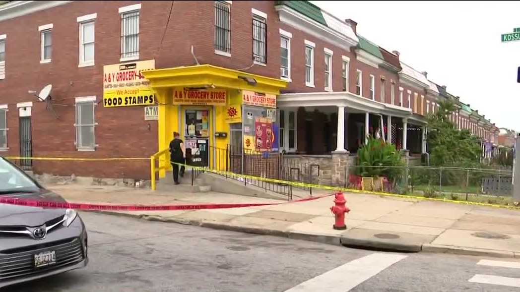 Shooting reported at store near school in Southwest Baltimore