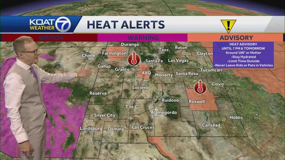 New Mexico forecast: Heat continues with relief for some soon